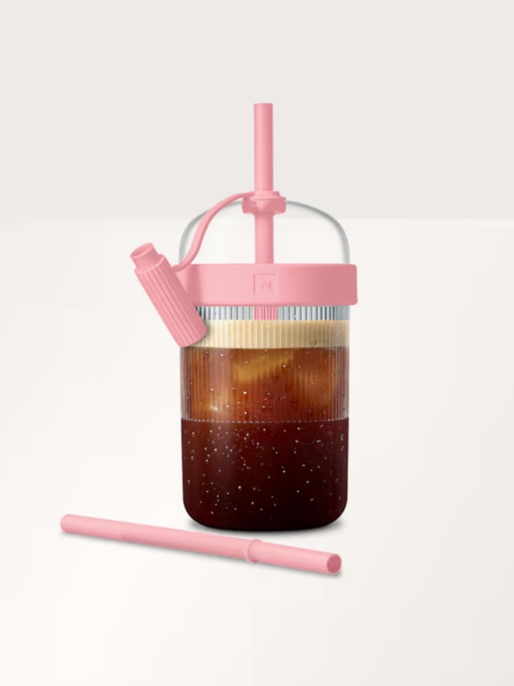 Nespresso Vertuo Ice Coffee Tumbler - Bubble Gum Pink Large - 540 ml